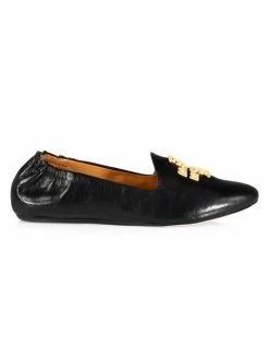 Tory Burch Loafer Eleanor Leather Black