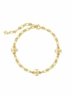 Tory Burch Bracelet Roxanne Chain 18K Gold-Plated Delicate