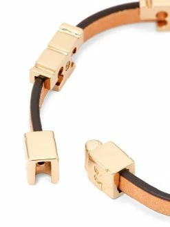 Tory Burch Bracelet Serif-T Leather Goldtone Stackable -Tory Burch Shop unnamed file 1105