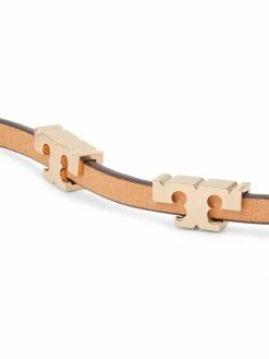 Tory Burch Bracelet Serif-T Leather Goldtone Stackable -Tory Burch Shop unnamed file 1106