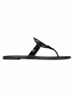 Tory Burch Miller Sandal, Leather Patent Soft