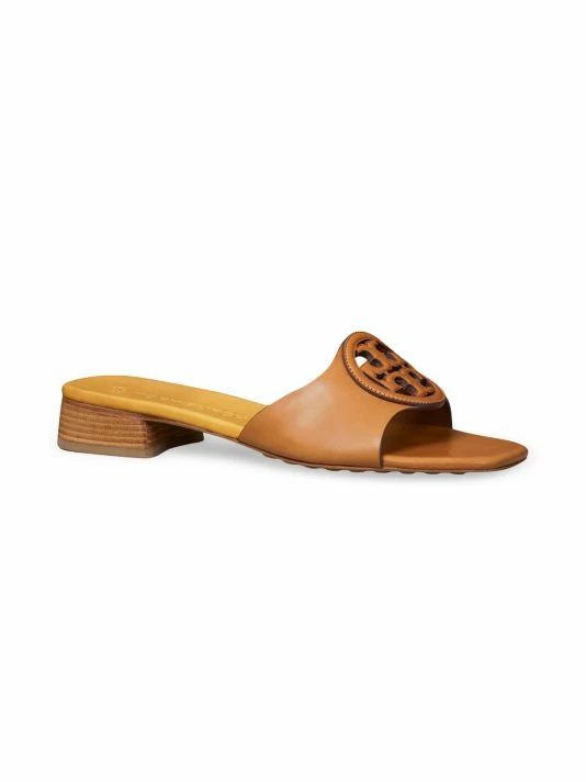 Tory Burch Bombé Miller Sandal Perfect Black Leather Slide 2 Tory Burch Bombé Miller Sandal Perfect Black Leather Slide - Image 2