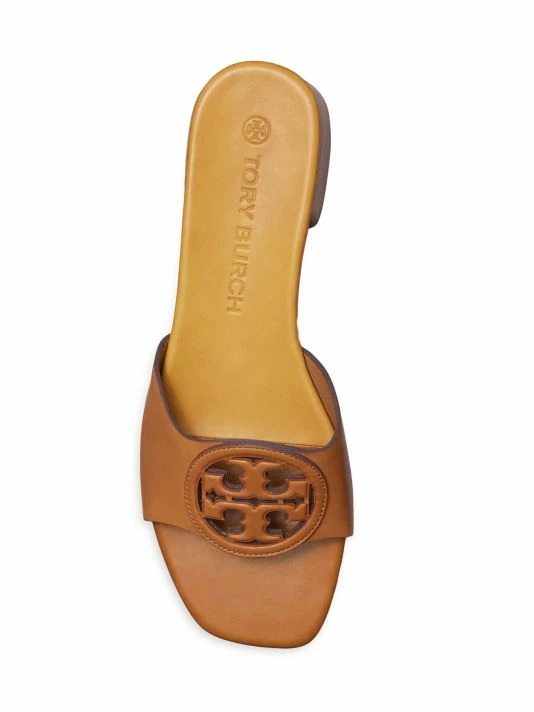 Tory Burch Bombé Miller Sandal Perfect Black Leather Slide 4 Tory Burch Bombé Miller Sandal Perfect Black Leather Slide - Image 4
