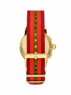 Tory Burch Watch The Tory Goldtone Stainless Steel Fabric Chronograph -Tory Burch Shop unnamed file 1217
