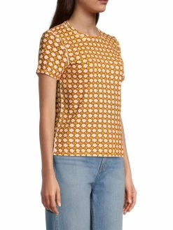 Tory Burch Logo Checker T-Shirt 9 Tory Burch Logo Checker T-Shirt -Tory Burch Shop unnamed file 1224