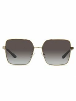 Tory Burch Sunglass Light Gold 55Mm Square
