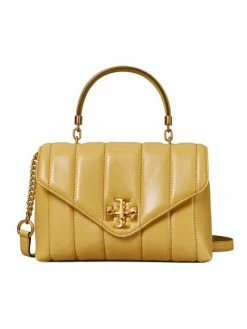 Tory Burch Satchel Handle Kira Leather Small Top Brie