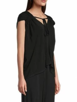 Tory Burch Top Jersey Cap-Sleeve Ruched 9 Tory Burch Top Jersey Cap-Sleeve Ruched -Tory Burch Shop unnamed file 1260