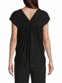 Tory Burch Top Jersey Cap-Sleeve Ruched 10 Tory Burch Top Jersey Cap-Sleeve Ruched -Tory Burch Shop unnamed file 1261