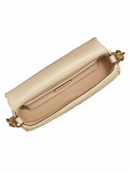 Tory Burch Shoulder Bag Kira New Cream Chevron Leather Small 2 Tory Burch Shoulder Bag Kira New Cream Chevron Leather Small - Image 2