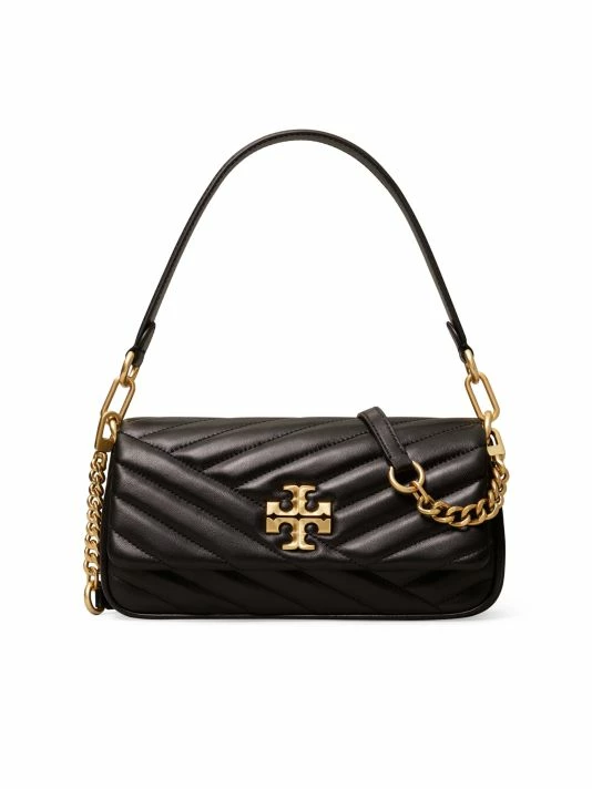 Tory Burch Shoulder Bag Kira New Cream Chevron Leather Small 5 Tory Burch Shoulder Bag Kira New Cream Chevron Leather Small - Image 5