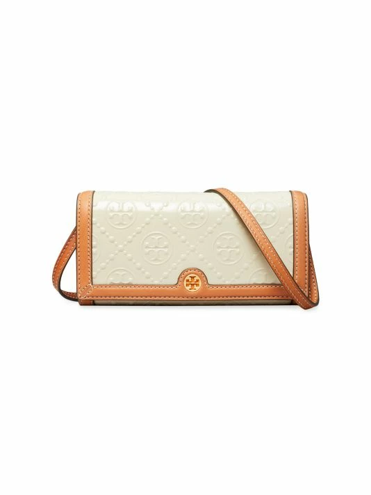 Tory Burch Wallet T Monogram Leather Patent Crossbody 1 Tory Burch Wallet T Monogram Leather Patent Crossbody