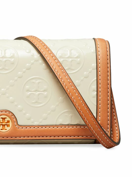 Tory Burch Wallet T Monogram Leather Patent Crossbody 3 Tory Burch Wallet T Monogram Leather Patent Crossbody - Image 3