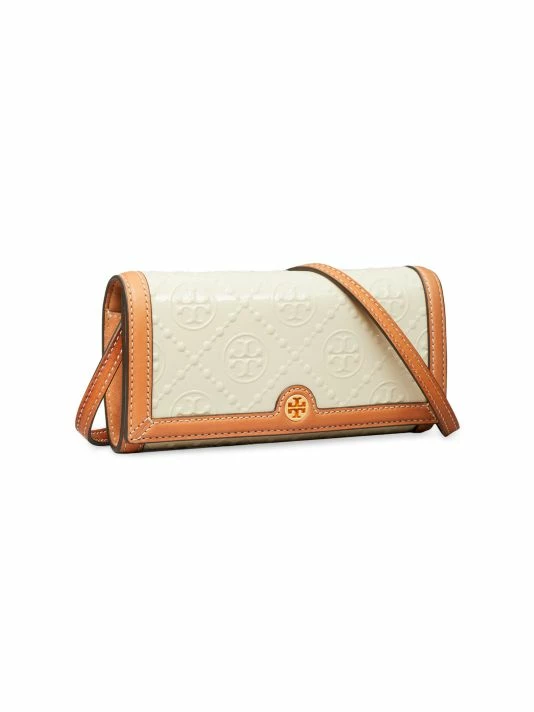 Tory Burch Wallet T Monogram Leather Patent Crossbody 4 Tory Burch Wallet T Monogram Leather Patent Crossbody - Image 4
