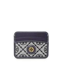 Tory Burch Tory Navy Card Case T Monogram Jacquard -Tory Burch Shop unnamed file 1315