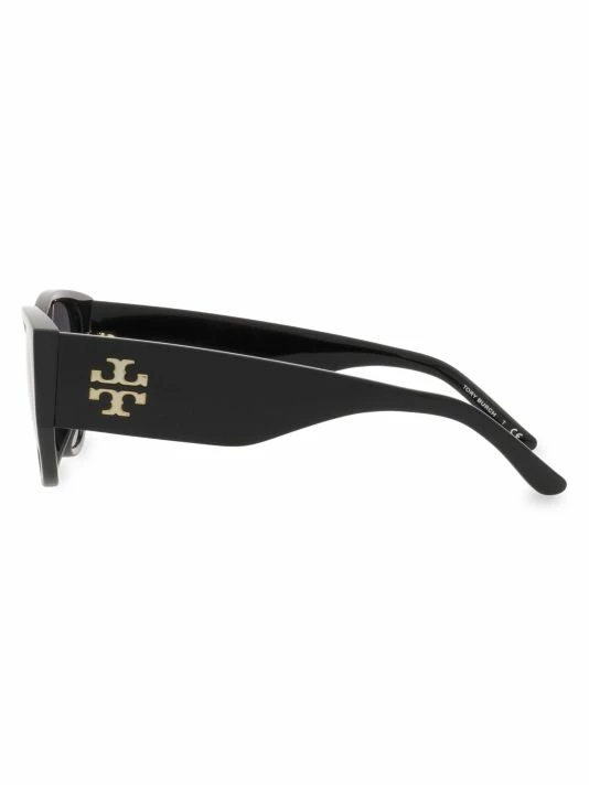 Tory Burch Sunglass 52Mm Round Dark Tortoise 4 Tory Burch Sunglass 52Mm Round Dark Tortoise - Image 4