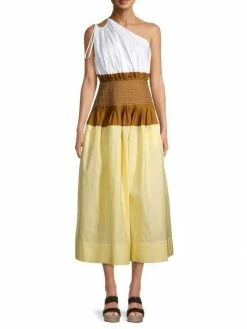 Tory Burch Dres Colorblock One-Shoulder -Tory Burch Shop unnamed file 1397