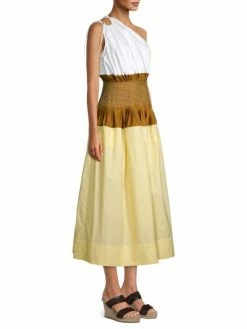 Tory Burch Dres Colorblock One-Shoulder -Tory Burch Shop unnamed file 1398