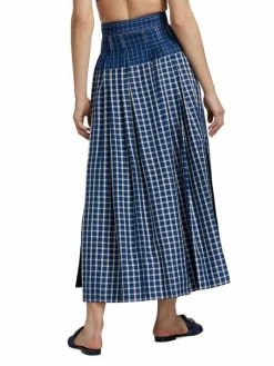 Tory Burch Plaid Skirt Silk Picnic Pleated -Tory Burch Shop unnamed file 1405