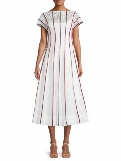 Tory Burch Midi-Dres Eyelet Honeycomb -Tory Burch Shop unnamed file 1410