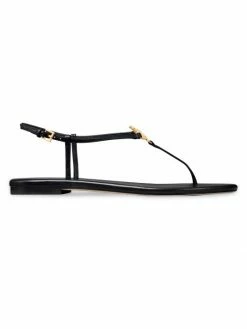 Tory Burch Sandal Leather Ankle-Strap Capri