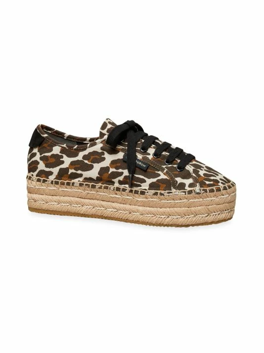 Tory Burch Espadrille Canva Seaside Leopard-Print Oxford 2 Tory Burch Espadrille Canva Seaside Leopard-Print Oxford - Image 2
