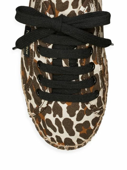 Tory Burch Espadrille Canva Seaside Leopard-Print Oxford 4 Tory Burch Espadrille Canva Seaside Leopard-Print Oxford - Image 4