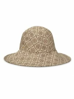 Tory Burch Hat Monogram Jacquard Reversible Bucket