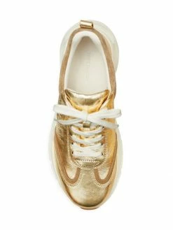 Tory Burch Good Luck Trainer Leather Metallic -Tory Burch Shop unnamed file 1501