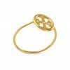 Tory Burch Miller Ring Goldplated Logo