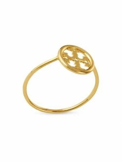 Tory Burch Miller Ring Goldplated Logo