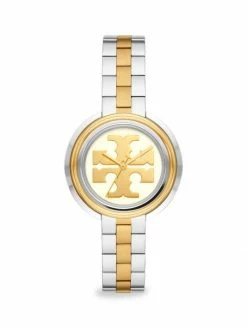 Tory Burch Miller Watch Bracelet Stainless Steel Two-Tone