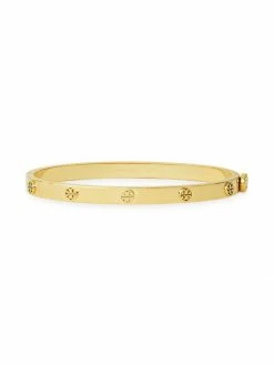 Tory Burch Bracelet Stud Hinge Miller Goldtone