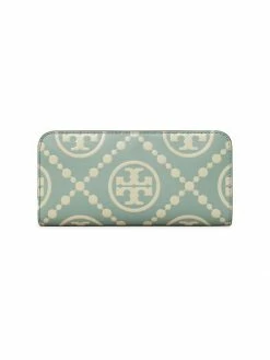 Tory Burch Wallet T Monogram Leather Bi-Fold Embossed