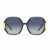 Tory Burch Sunglass 58Mm Geometric Bordeaux