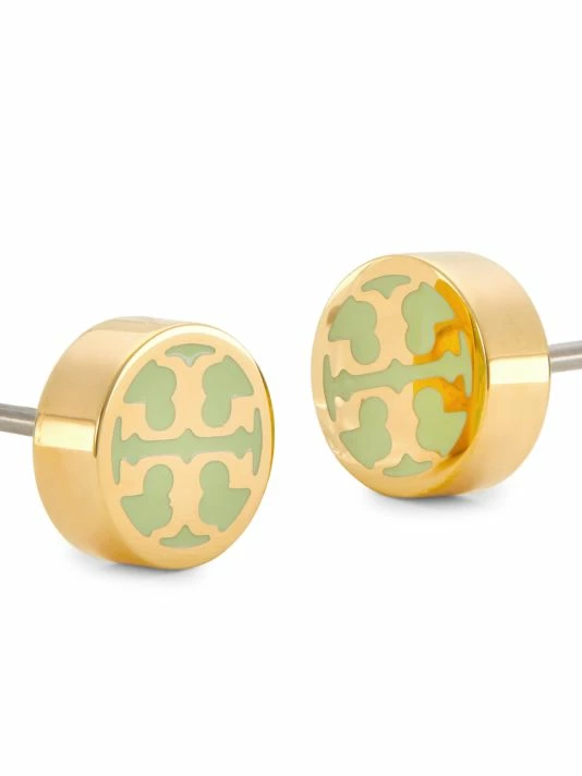 Tory Burch Miller Earring 18K-Gold-Plated Enamel Stud 3 Tory Burch Miller Earring 18K-Gold-Plated Enamel Stud - Image 3
