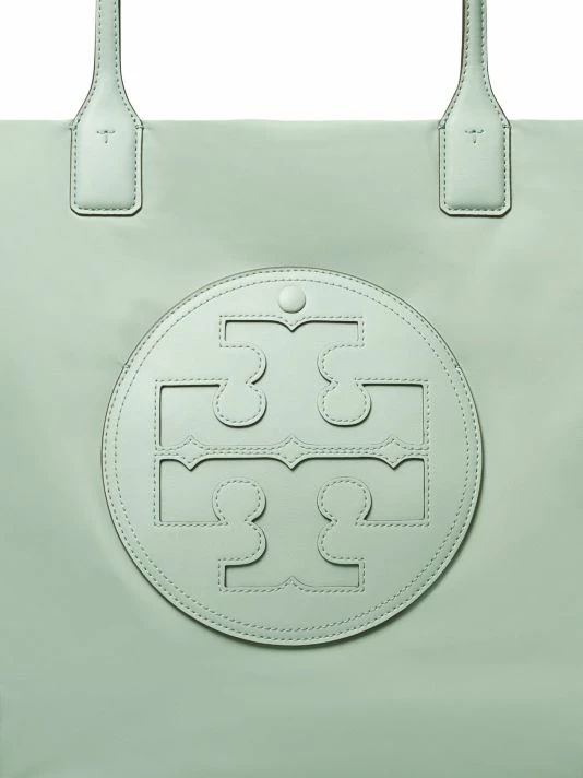 Tory Burch Tote Ella Logo Palm Leaf 4 Tory Burch Tote Ella Logo Palm Leaf - Image 4