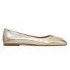 Tory Burch Flat Metallic Leather Ballet Georgia