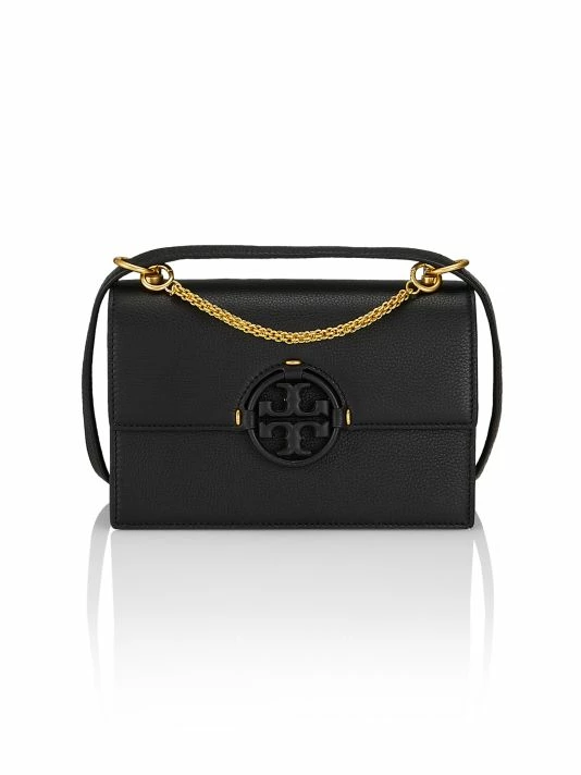 Tory Burch Shoulder Bag Leather Miller Small Flap 1 Tory Burch Shoulder Bag Leather Miller Small Flap
