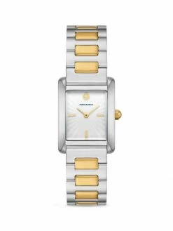 Tory Burch Watch Eleanor Stainless Steel Two-Tone
