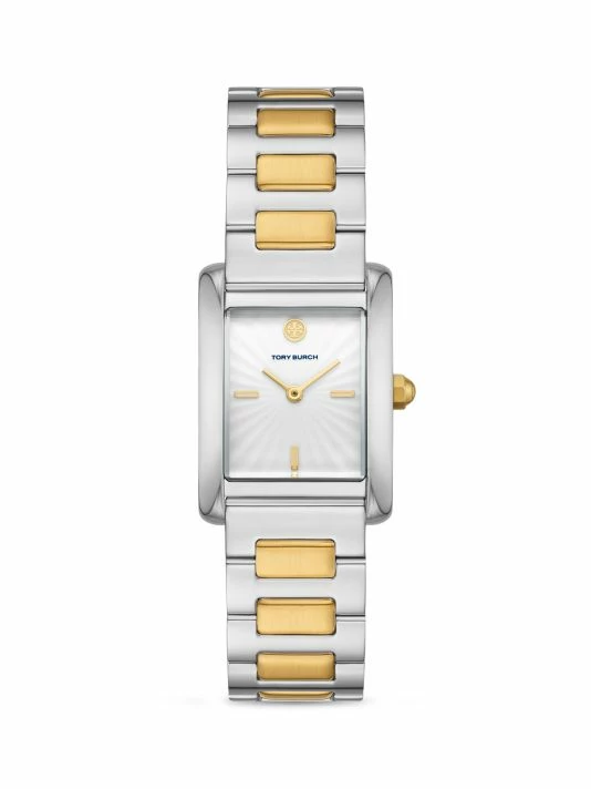 Tory Burch Watch Eleanor Stainless Steel Two-Tone 1 Tory Burch Watch Eleanor Stainless Steel Two-Tone