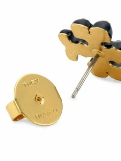 Tory Burch Earring Logo Resin Crystal, Stud Roxanne Goldtone, -Tory Burch Shop unnamed file 1754
