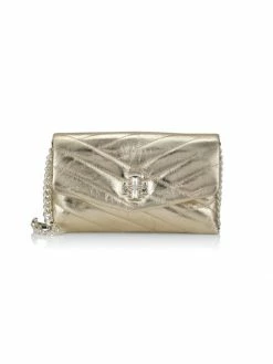 Tory Burch Wallet-On-Chain Kira Chevron-Quilted Leather