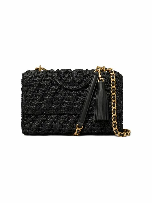 Tory Burch Shoulder Bag Fleming Raffia Convertible 1 Tory Burch Shoulder Bag Fleming Raffia Convertible