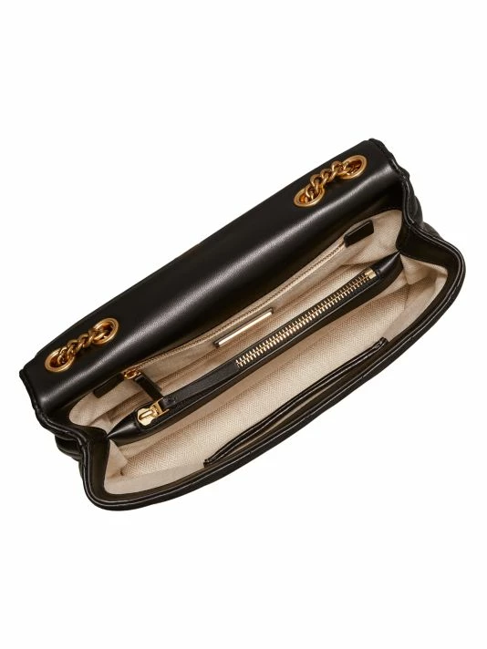 Tory Burch Shoulder Bag Leather Convertible New Chevron Kira Cream 3 Tory Burch Shoulder Bag Leather Convertible New Chevron Kira Cream - Image 3