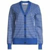 Tory Burch Boyfriend Cardigan Plaid