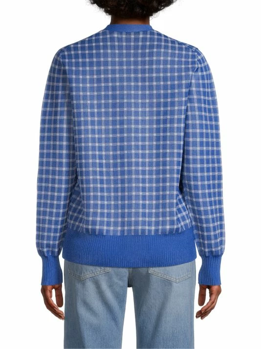 Tory Burch Boyfriend Cardigan Plaid 5 Tory Burch Boyfriend Cardigan Plaid - Image 5