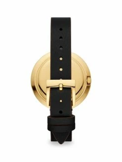 Tory Burch Watch The Miller Stainless Steel Leather Strap Goldtone -Tory Burch Shop unnamed file 1813
