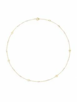 Tory Burch Kira Necklace 18K-Gold-Plated Pearl Cultured