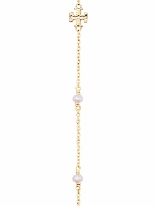 Tory Burch Kira Necklace 18K-Gold-Plated Pearl Cultured 2 Tory Burch Kira Necklace 18K-Gold-Plated Pearl Cultured - Image 2